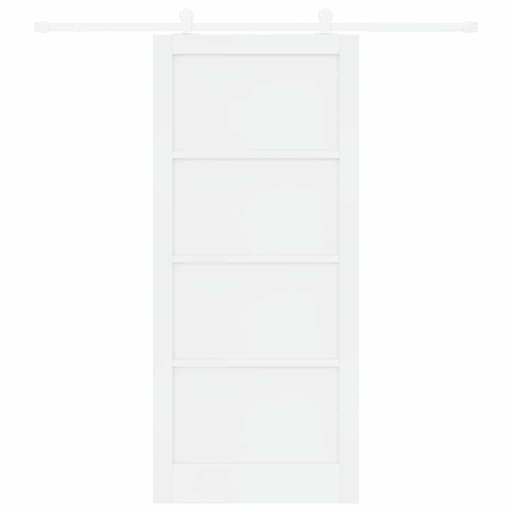 Sliding Door Set Manual ORKDAL White 36.6 x 83.1 in