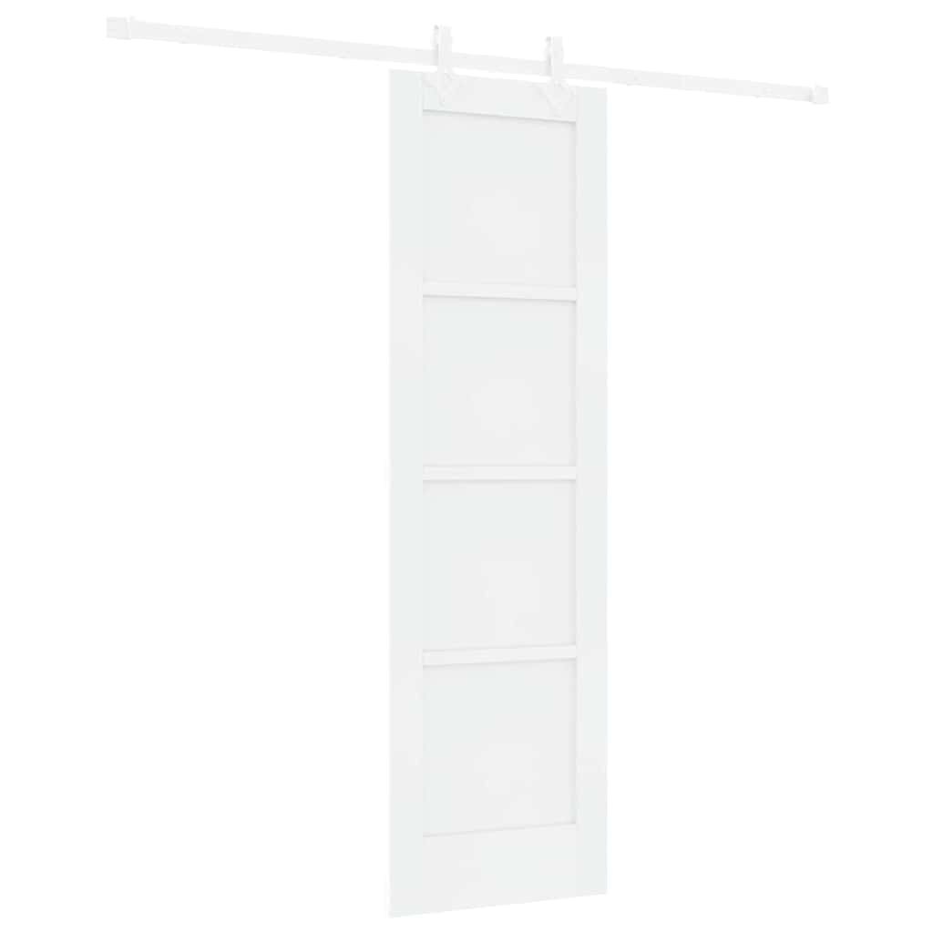 Sliding Door White 24 x 78.2 in Solid pine wood and steel