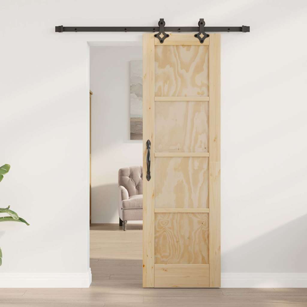 Sliding Door Set Other ORKDAL natural and black 24 x 78.2 in