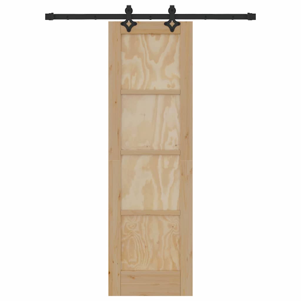 Sliding Door Set Other ORKDAL natural and black 24 x 78.2 in