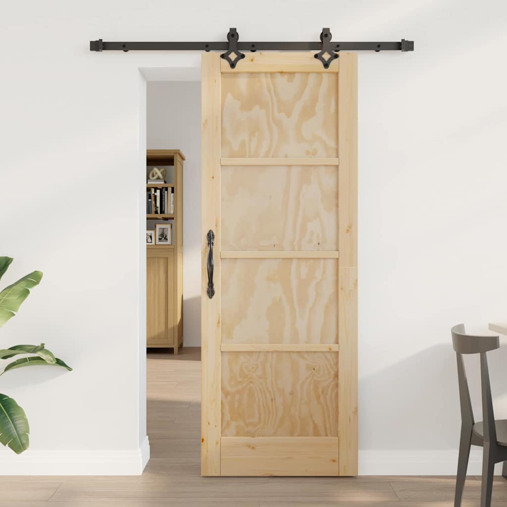 Sliding Door Set Other ORKDAL natural and black 29 x 78 in