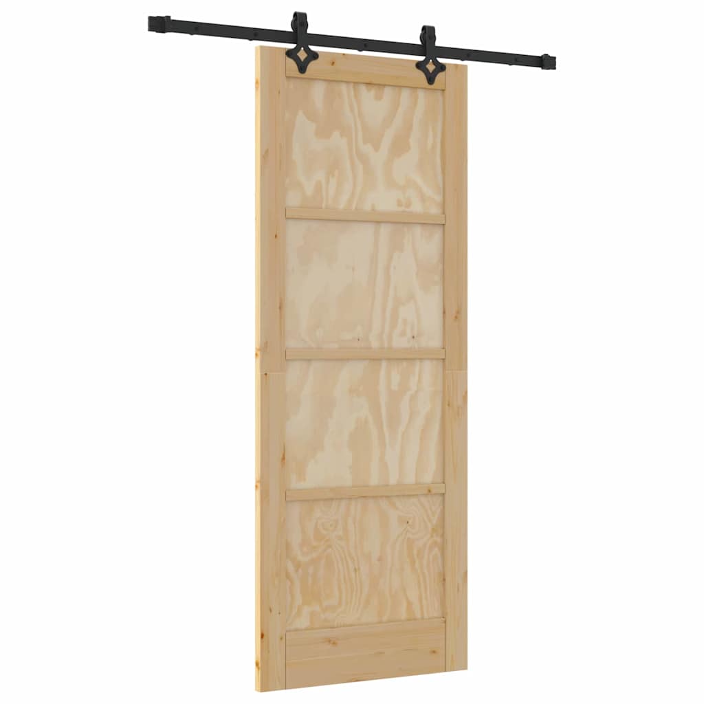 Sliding Door Set Other ORKDAL natural and black 30.7 x 79.5 in