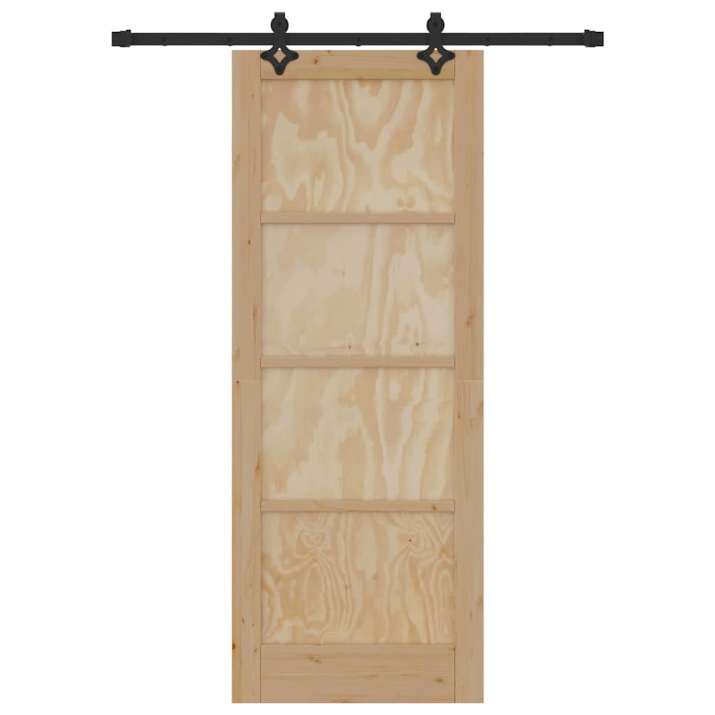 Sliding Door Set Other ORKDAL natural and black 30.7 x 79.5 in