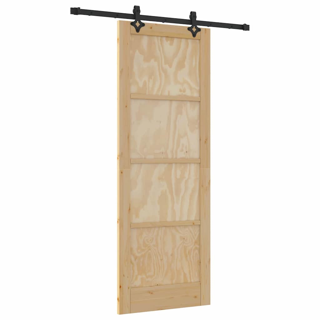 Sliding Door Set Other ORKDAL natural and black 30.7 x 83.1 in