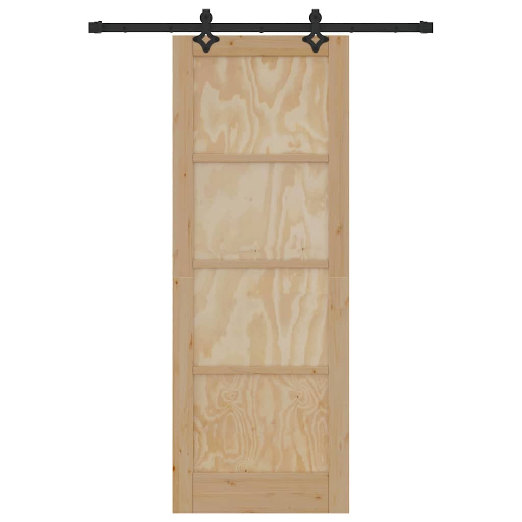 Sliding Door Set Other ORKDAL natural and black 30.7 x 83.1 in