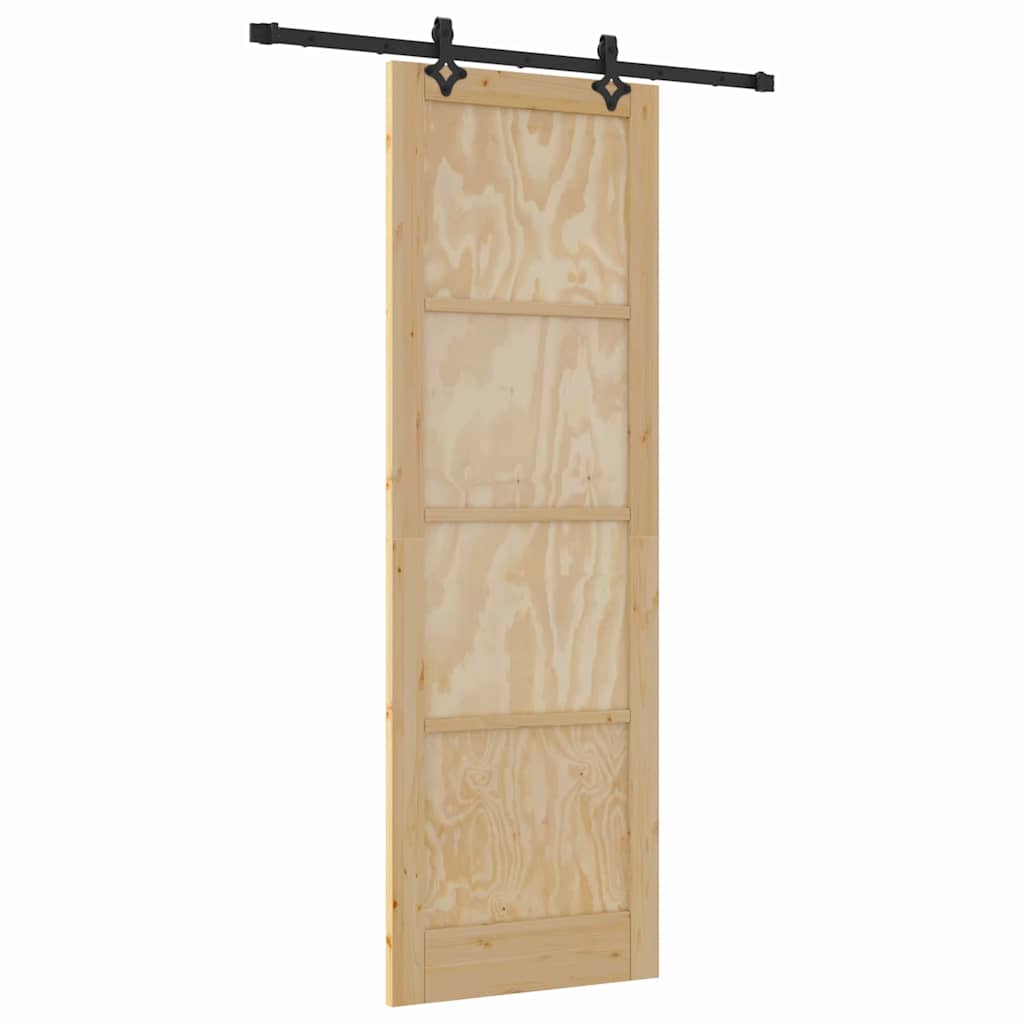 Sliding Door Set Other ORKDAL natural and black 30.7 x 91.3 in