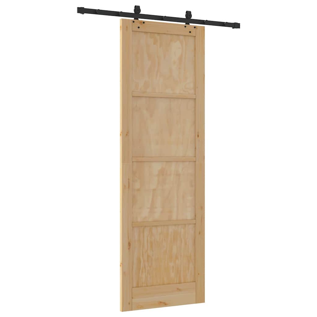 Sliding Door Set Other ORKDAL natural and black 30.7 x 91.3 in