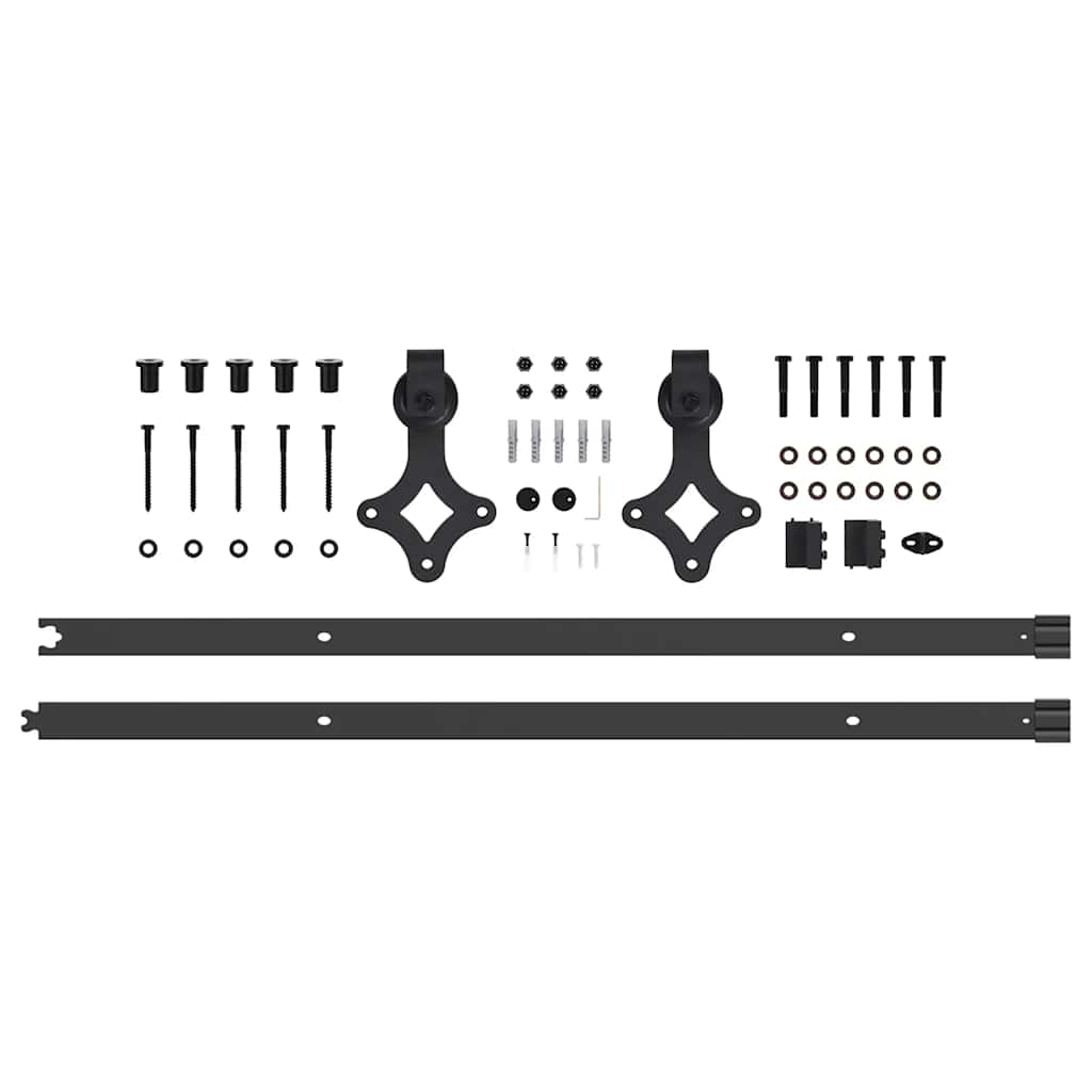 Sliding Door Set Other ORKDAL White and black 33.9 x 83.1 in