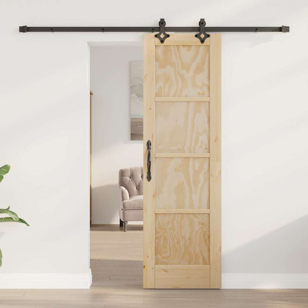Sliding Door Set Other ORKDAL natural and black 24 x 78.2 in