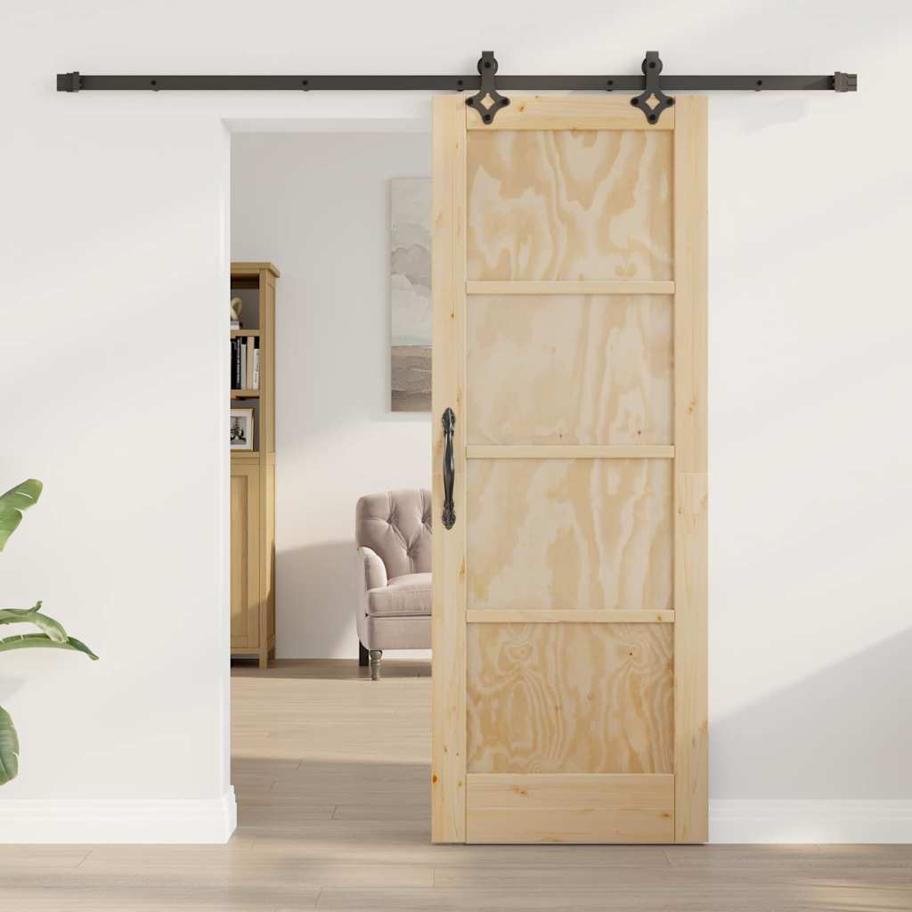 Sliding Door Set Other ORKDAL natural and black 29 x 78 in