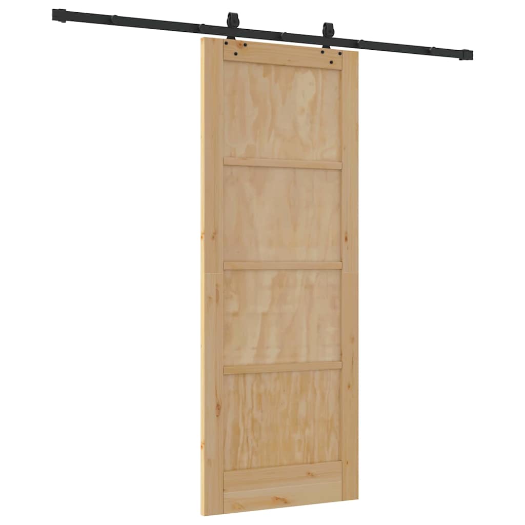 Sliding Door Set Other ORKDAL natural and black 30.7 x 79.5 in