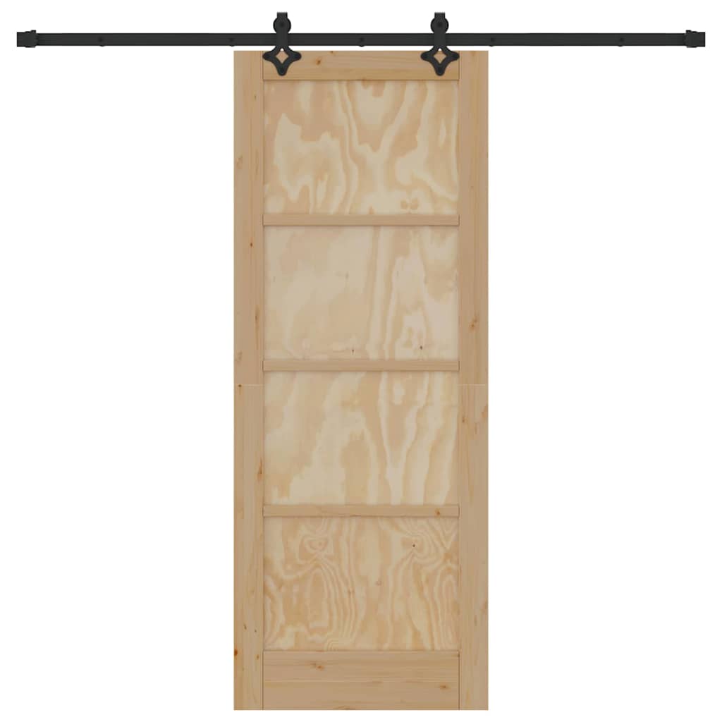 Sliding Door Set Other ORKDAL natural and black 30.7 x 79.5 in