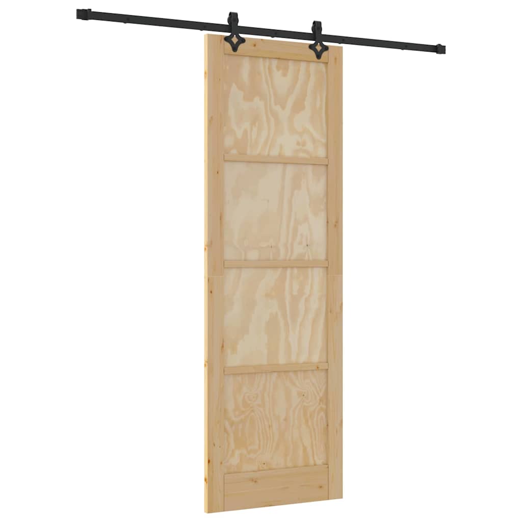 Sliding Door Set Other ORKDAL natural and black 30.7 x 91.3 in