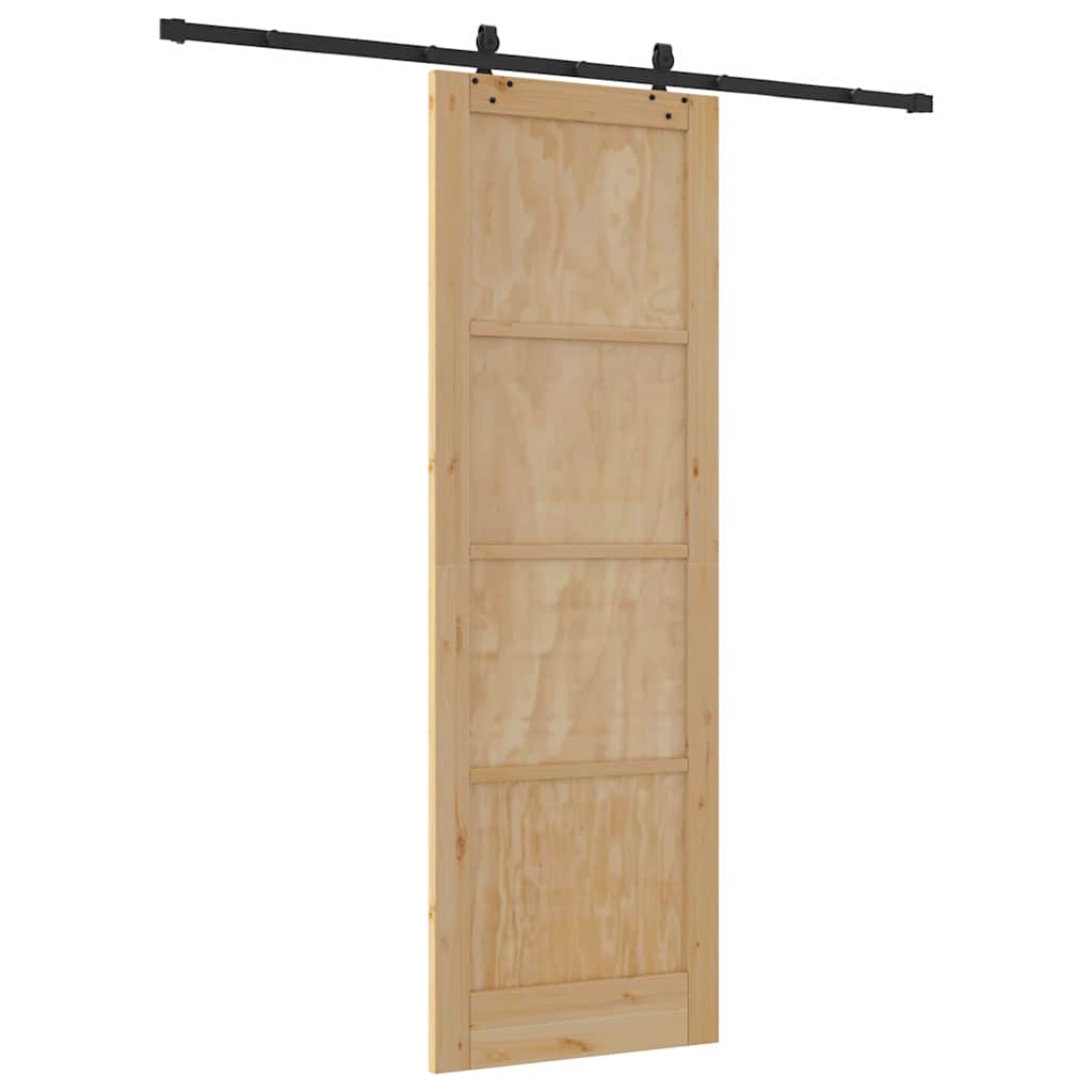 Sliding Door Set Other ORKDAL natural and black 30.7 x 91.3 in