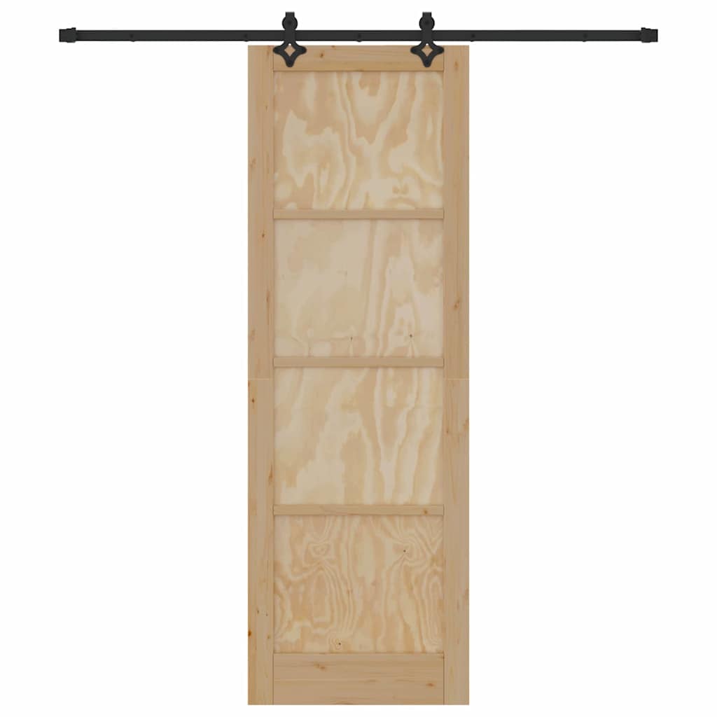 Sliding Door Set Other ORKDAL natural and black 30.7 x 91.3 in