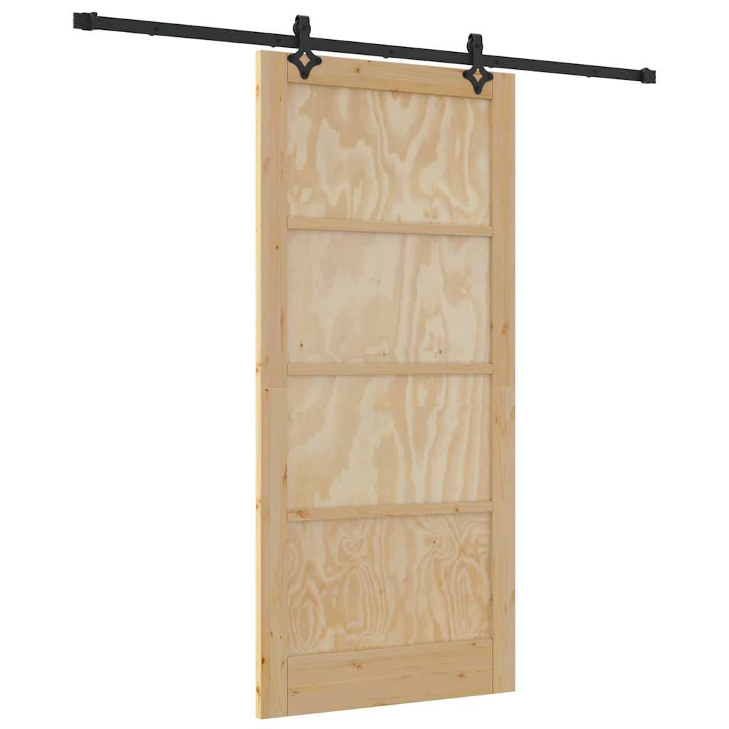 Sliding Door Set Other ORKDAL natural and black 36.6 x 79.5 in
