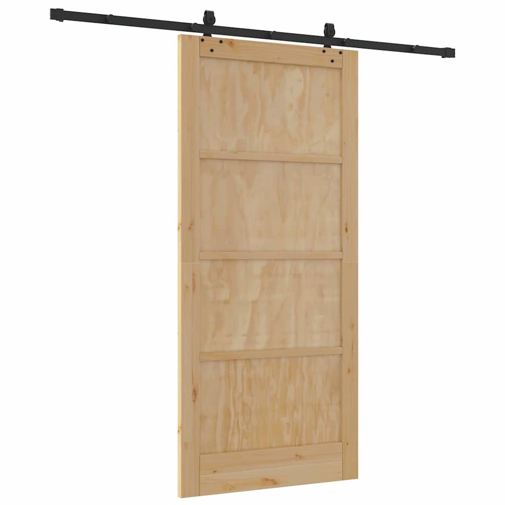 Sliding Door Set Other ORKDAL natural and black 36.6 x 79.5 in