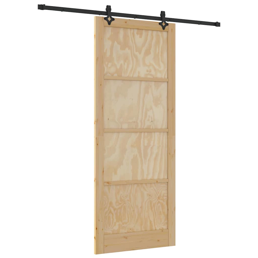 Sliding Door Set Other ORKDAL natural and black 36.6 x 91.3 in