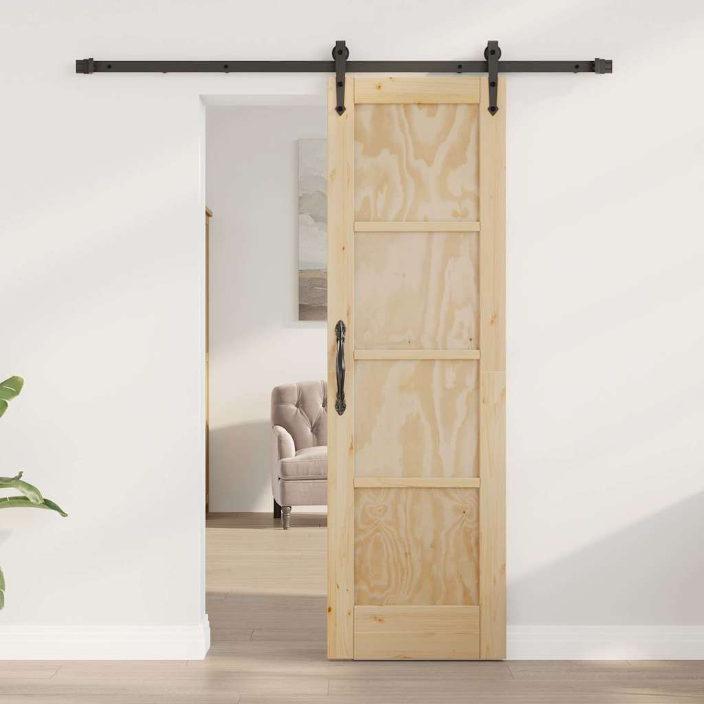 Sliding Door Other ORKDAL natural and black 24 x 78.2 in