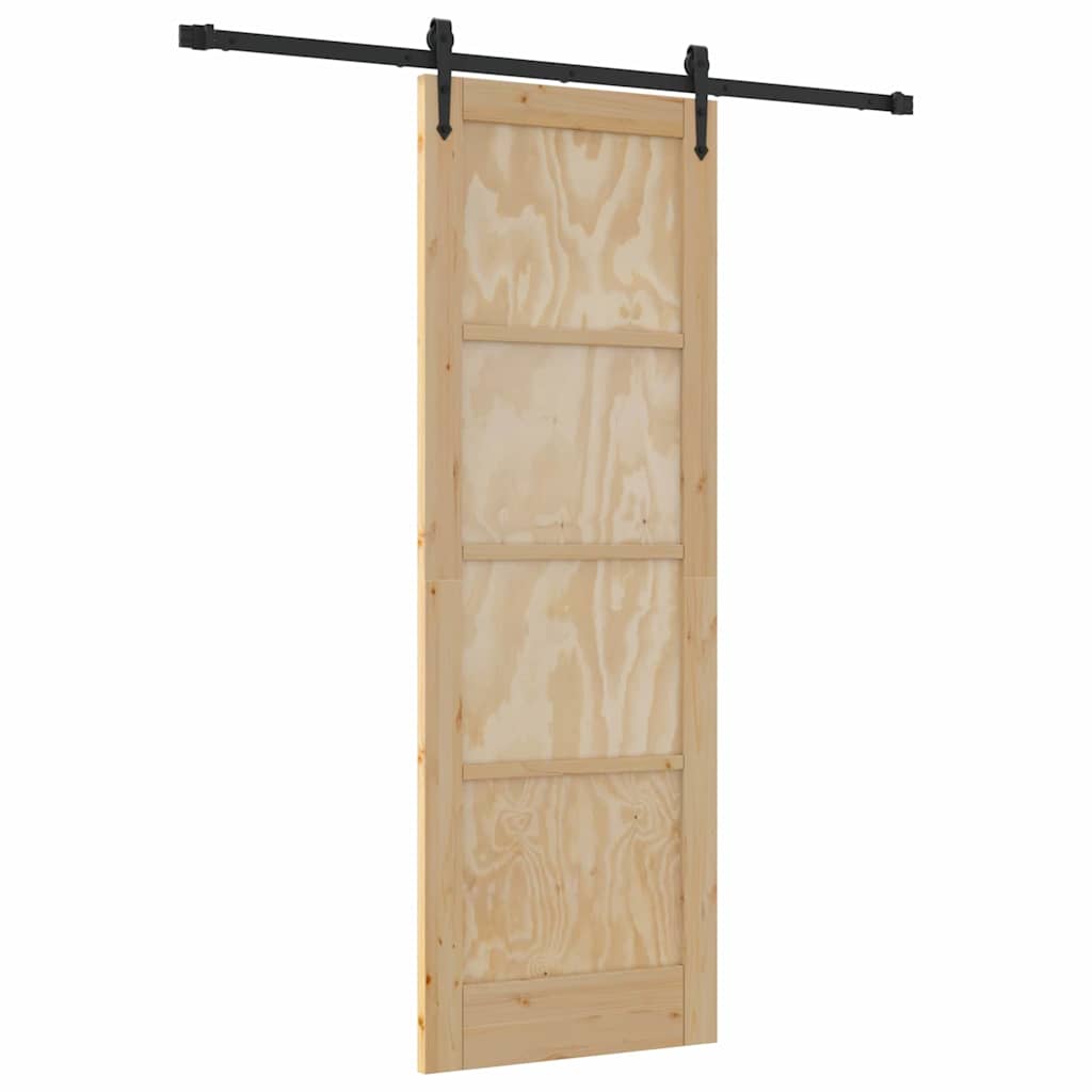Sliding Door Other ORKDAL natural and black 28.9 x 83.1 in