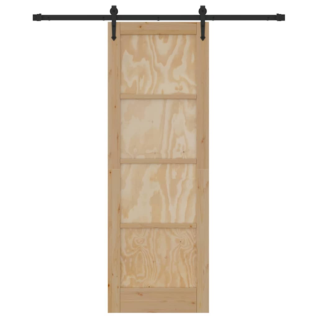 Sliding Door Other ORKDAL natural and black 28.9 x 83.1 in