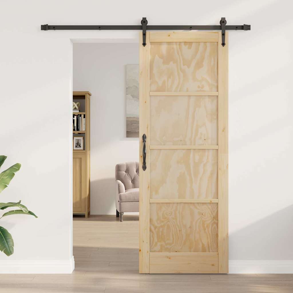 Sliding Door Other ORKDAL natural and black 30.7 x 83.1 in