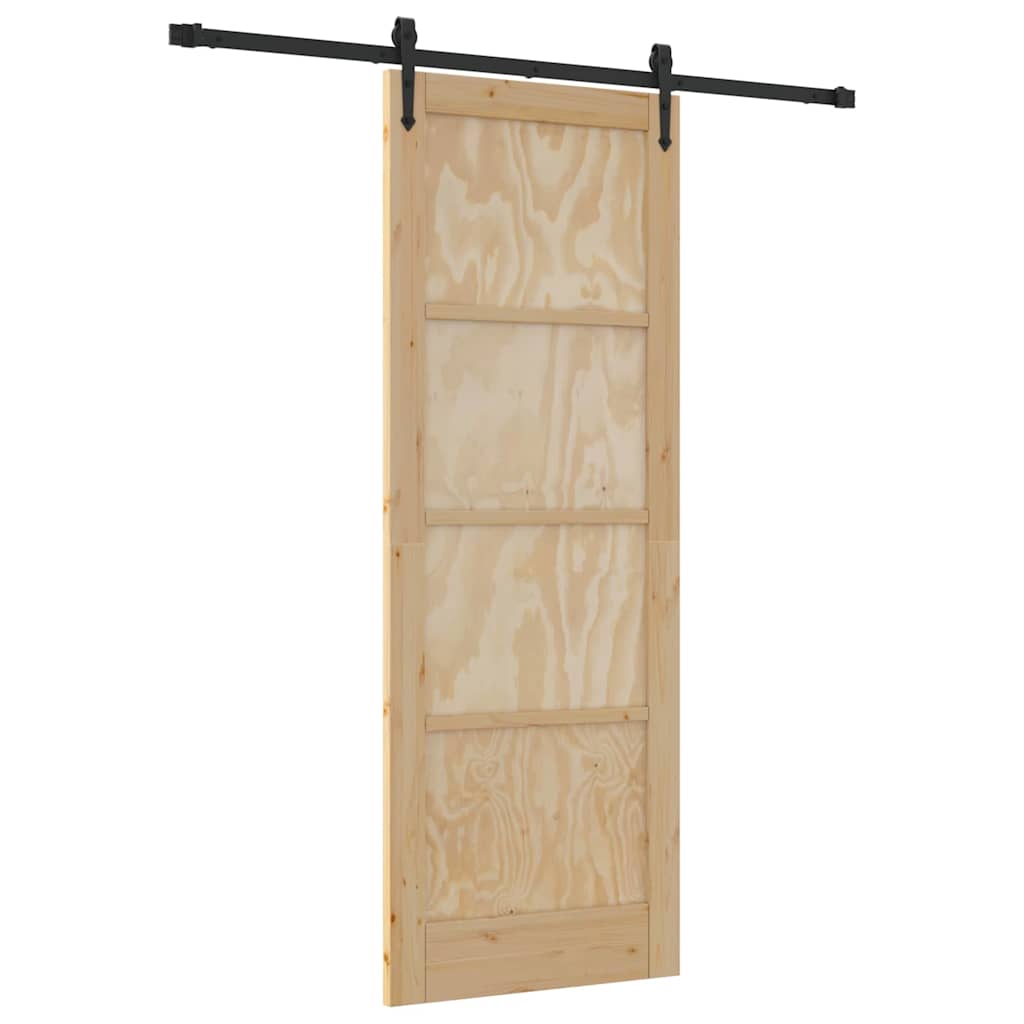 Sliding Door Other ORKDAL natural and black 30.7 x 83.1 in