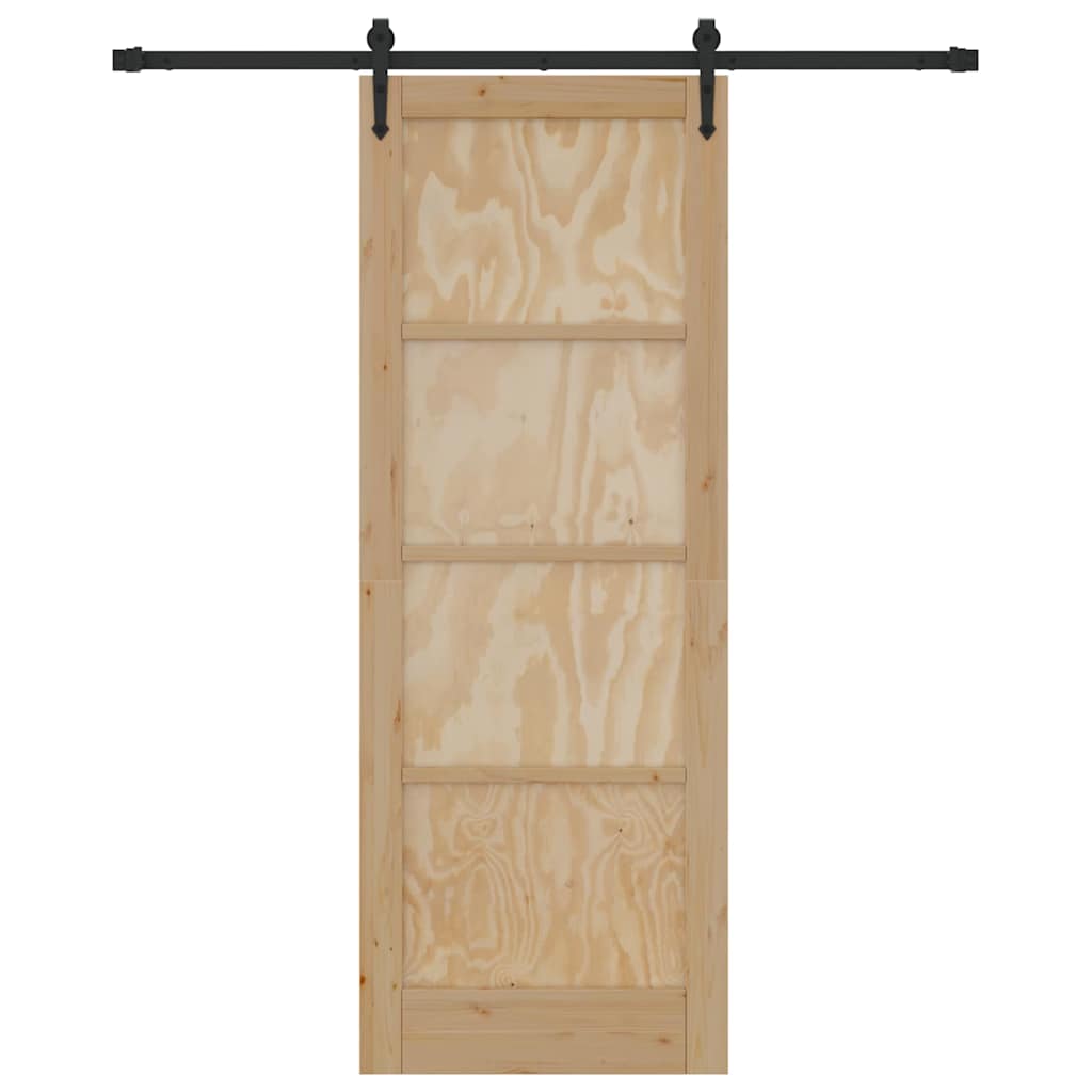 Sliding Door Other ORKDAL natural and black 30.7 x 83.1 in