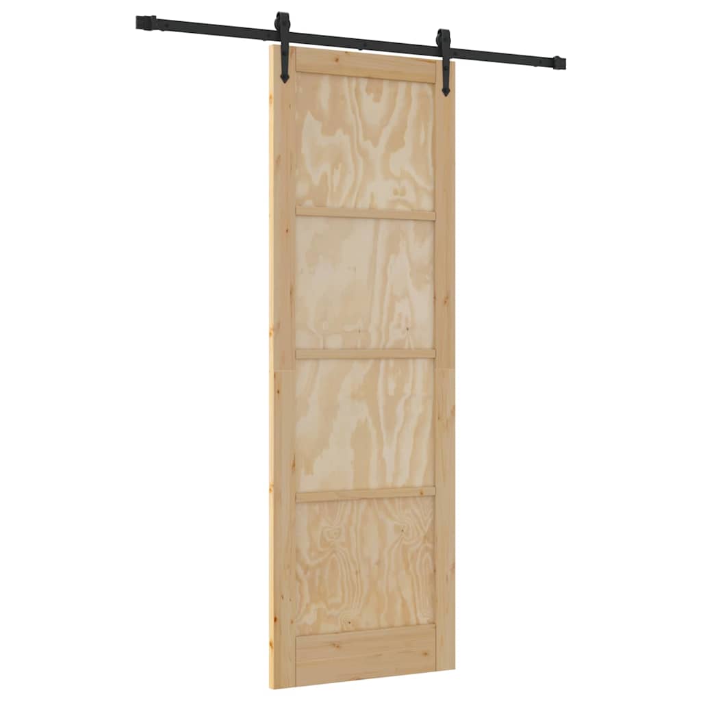 Sliding Door Other ORKDAL natural and black 30.7 x 91.3 in