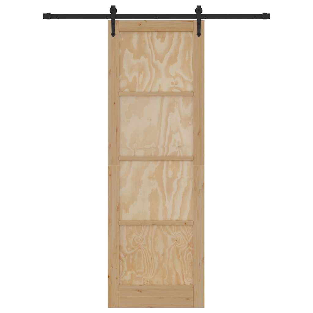 Sliding Door Other ORKDAL natural and black 30.7 x 91.3 in