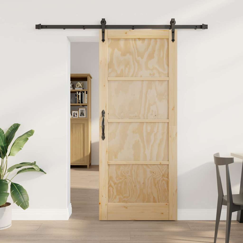 Sliding Door Other ORKDAL natural and black 32.7 x 79.5 in