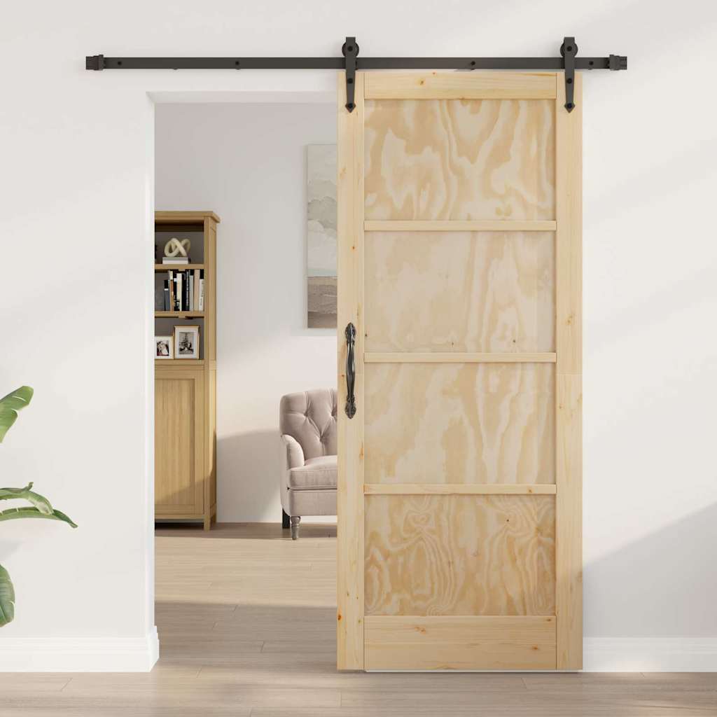 Sliding Door Other ORKDAL natural and black 32.7 x 79.5 in