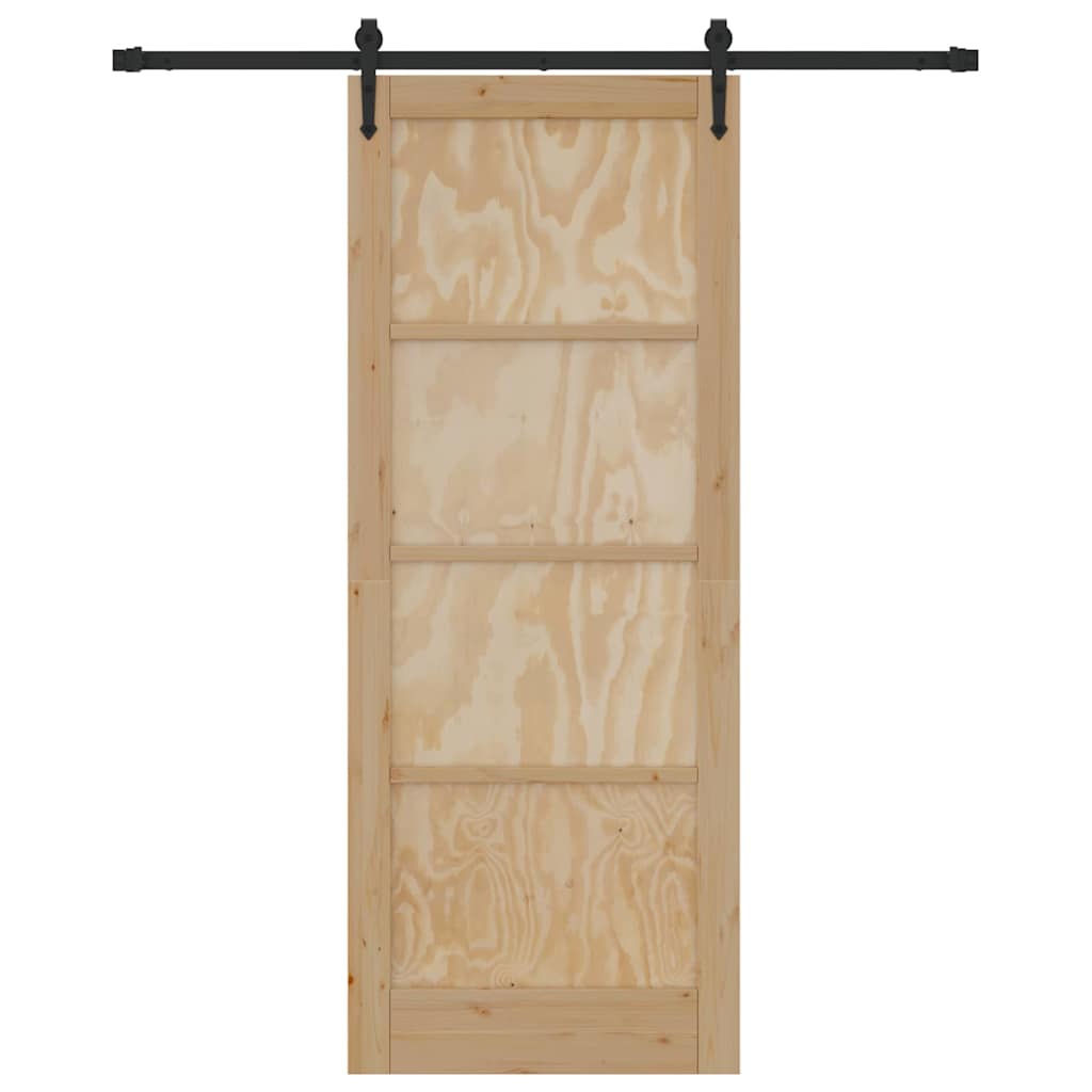 Sliding Door Other ORKDAL natural and black 32.7 x 83.1 in