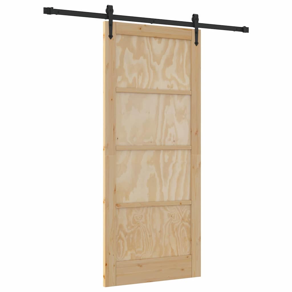 Sliding Door Other ORKDAL natural and black 33.9 x 78.1 in