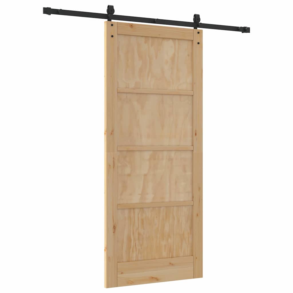 Sliding Door Other ORKDAL natural and black 33.9 x 78.1 in