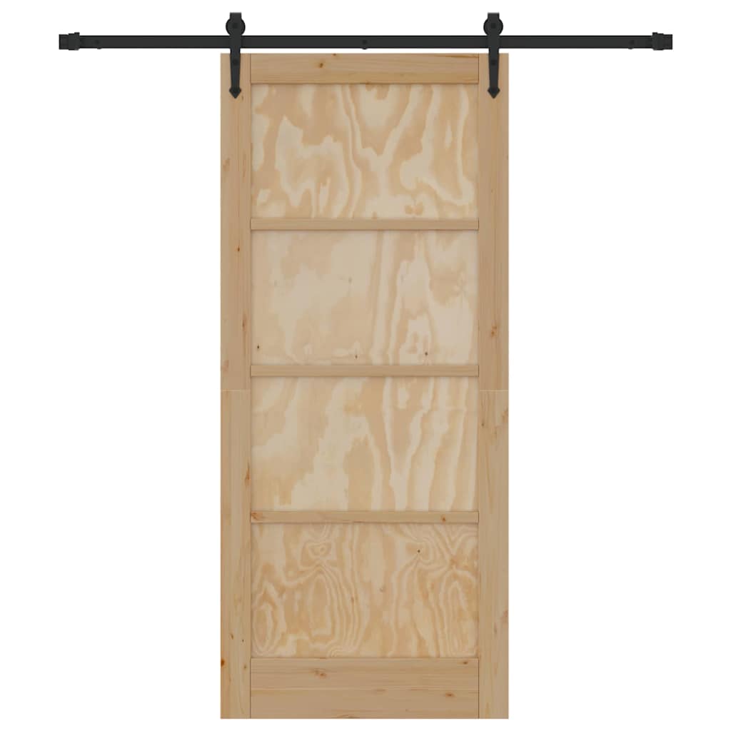 Sliding Door Other ORKDAL natural and black 33.9 x 78.1 in