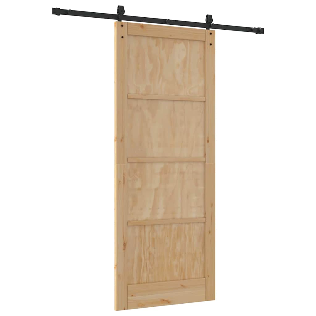 Sliding Door Other ORKDAL natural and black 33.9 x 83.1 in
