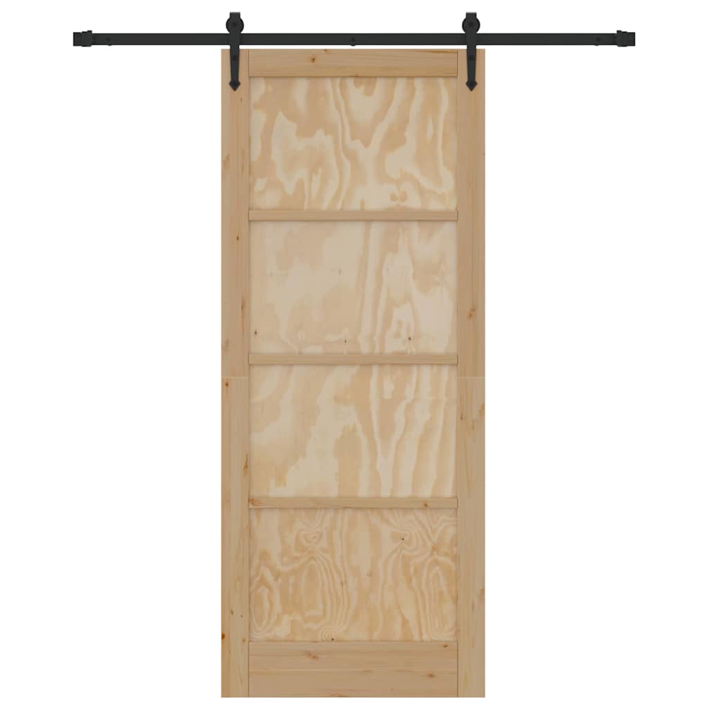 Sliding Door Other ORKDAL natural and black 33.9 x 83.1 in
