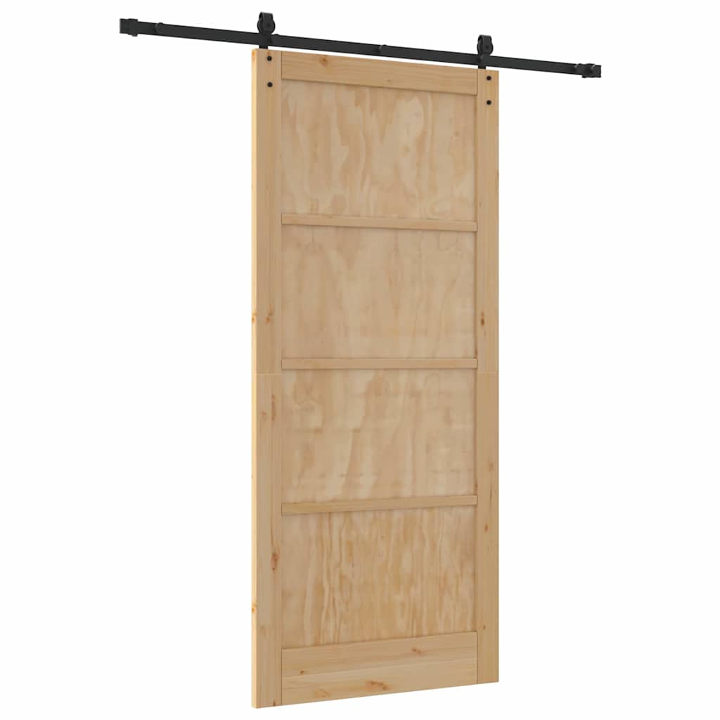 Sliding Door Other ORKDAL natural and black 36.6 x 83.1 in