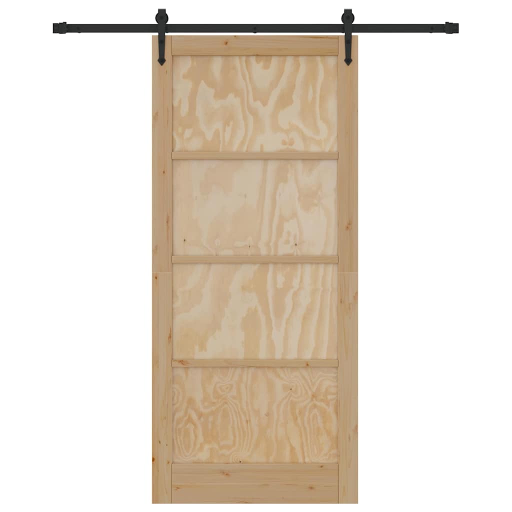 Sliding Door Other ORKDAL natural and black 36.6 x 83.1 in
