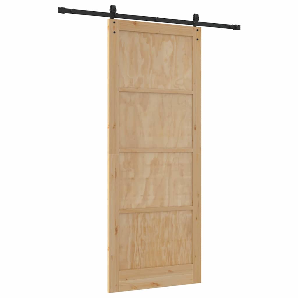 Sliding Door Other ORKDAL natural and black 36.6 x 91.3 in