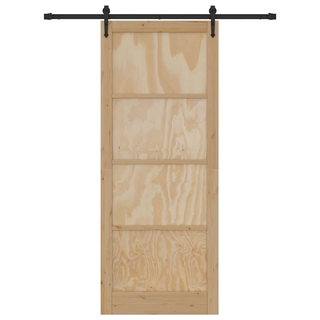 Sliding Door Other ORKDAL natural and black 36.6 x 91.3 in