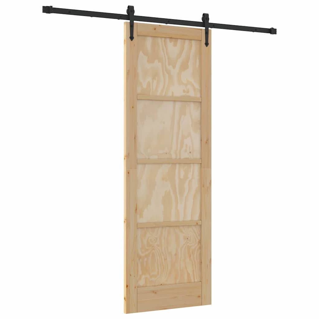 Sliding Door Other ORKDAL natural and black 28.9 x 83.1 in