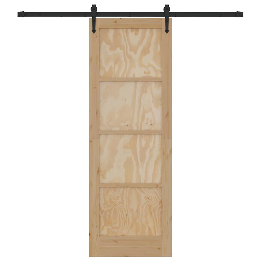 Sliding Door Other ORKDAL natural and black 28.9 x 83.1 in