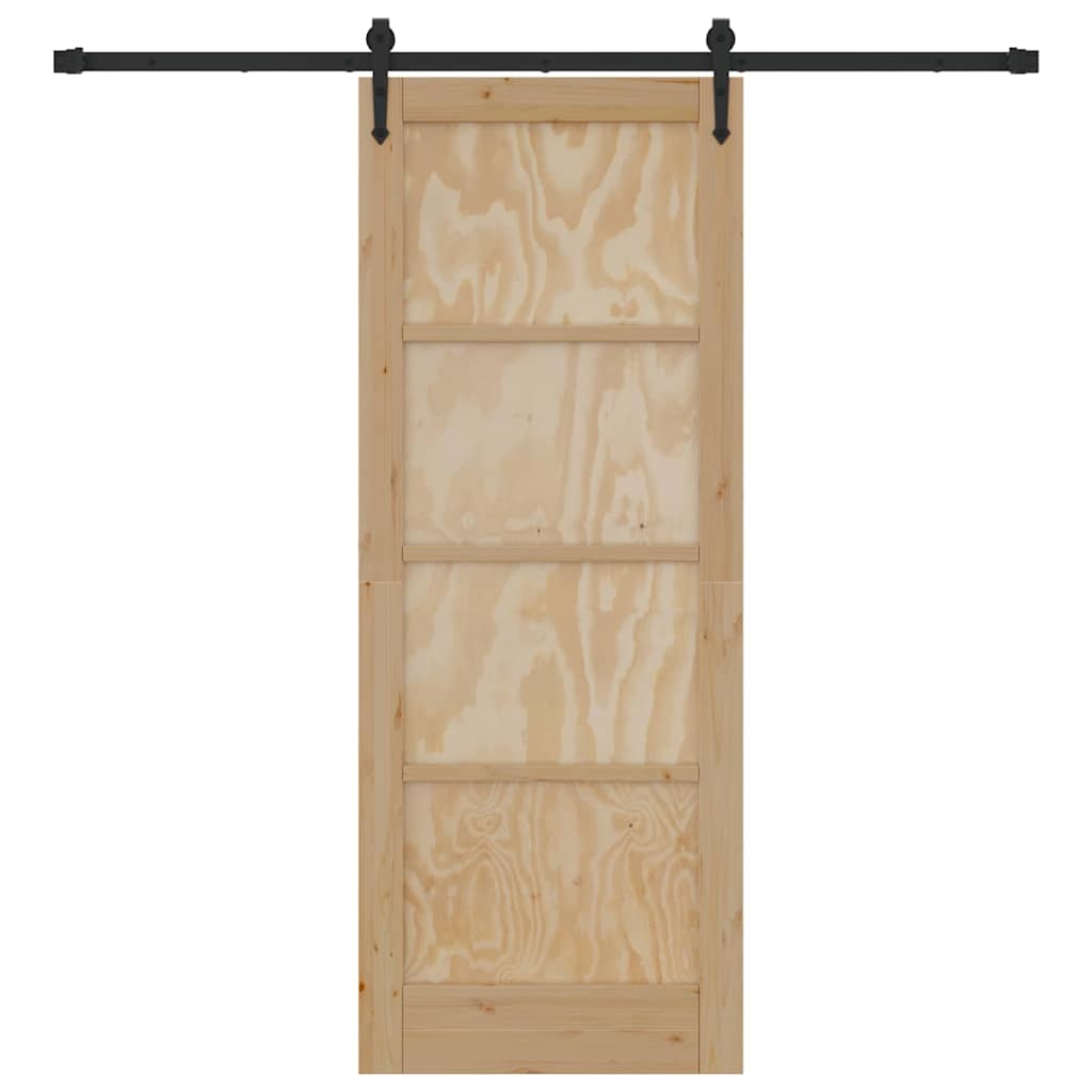 Sliding Door Other ORKDAL natural and black 30.7 x 79.5 in