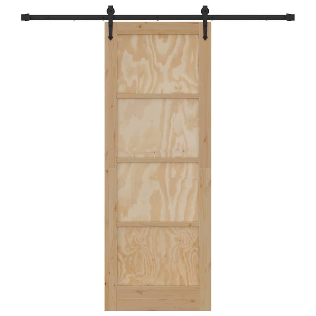 Sliding Door Other ORKDAL natural and black 30.7 x 83.1 in