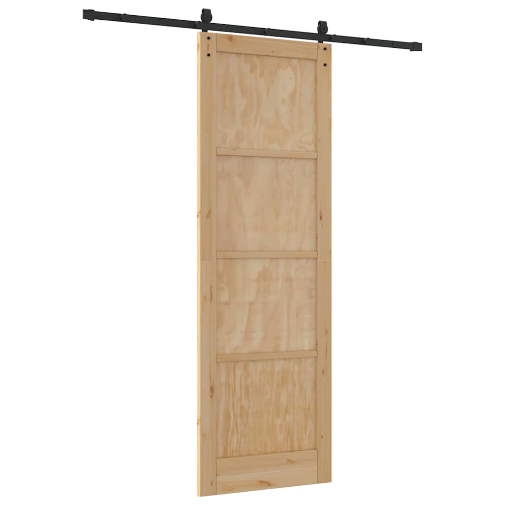 Sliding Door Other ORKDAL natural and black 30.7 x 91.3 in