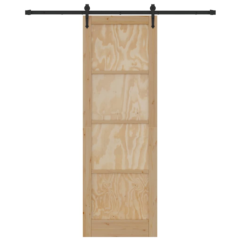 Sliding Door Other ORKDAL natural and black 30.7 x 91.3 in