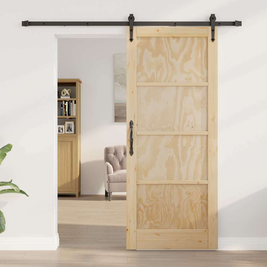 Sliding Door Other ORKDAL natural and black 32.7 x 79.5 in
