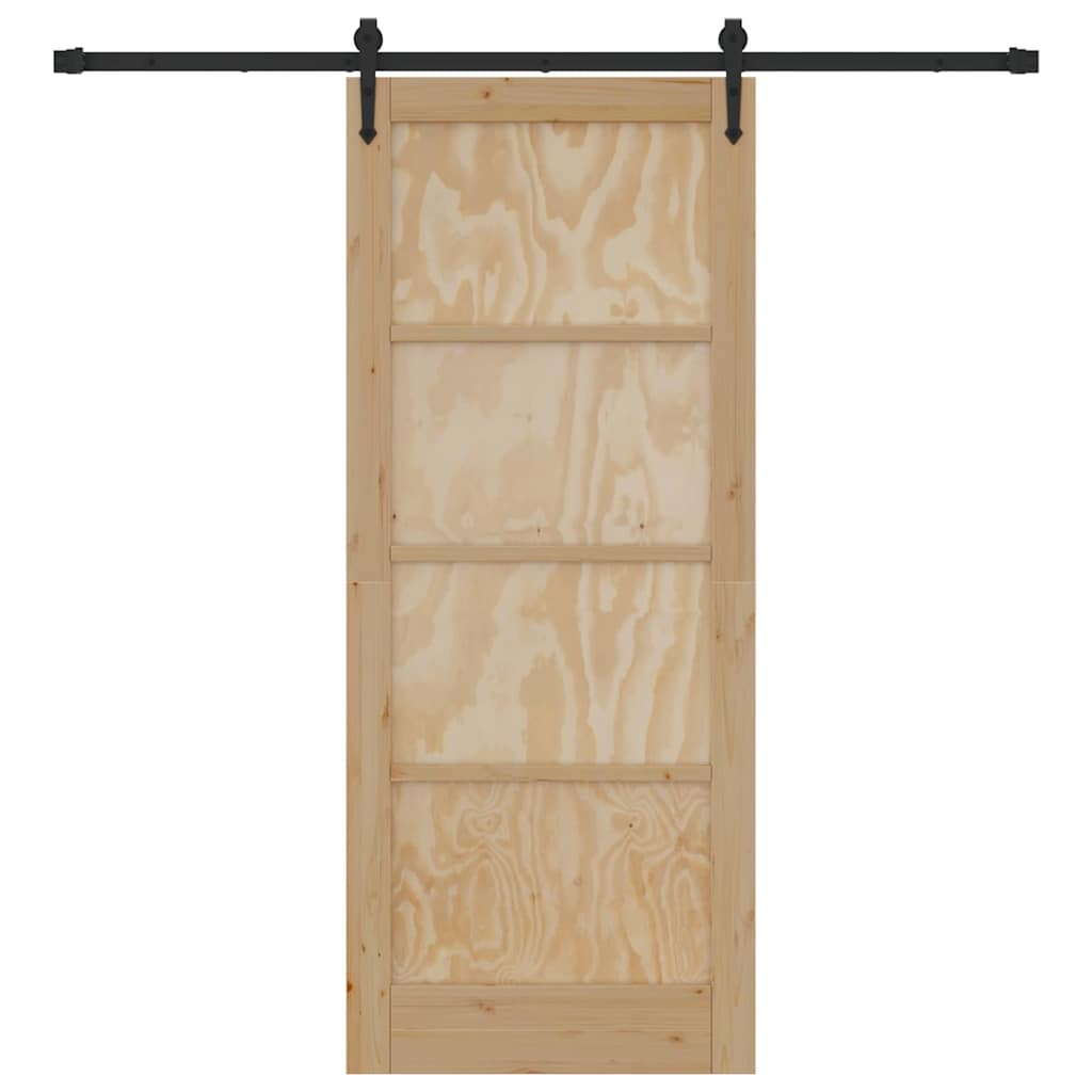 Sliding Door Other ORKDAL natural and black 32.7 x 79.5 in